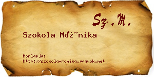Szokola Mónika névjegykártya